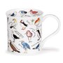 DUNOON-mug-Bute-beker-mok-Tasse-BIRDLIFE-Coastal_birds-soorten-strand-zee-vogels-design-Kate_Mawdsley