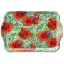 dienblaadje-tray-melamine-small-PAINTED-POPPIES-Green-Klaproos-rood-groen-21x13cm-13714210