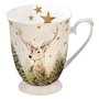 Ambiente-fine bone China-porselein-beker-mok-mug-Small-Hert-Ree-kerstbomen-sterren-250ml-38714760