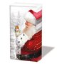 Ambiente-Papieren-zakdoekjes-tissue-paper-TELLING-ROBIN-handkerchief-Kerst-Winter-SANTA-Roodborstje