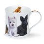 Dunoon-beker-mok-mug-Wessex-PUPPIES-Yorkshire-Fox_terriers-Westie-Airdale-jonge_hond-design-Richard_Partis