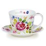 WILD_GARDEN-Rose-kop_en_schotel-ontbijt-DUNOON-model-ISLAY-Roos-Rozen-350ml-fine_bone_China-design-Harrison_Ripley