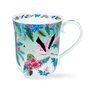 Dunoon-beker-mok-mug-Tasse-Braemar-LAGUNA-Flamingo-Blue-gekleurde-bloemen-0.33L-design-Heidi_Harriet