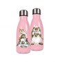 Wrendale-Waterfles-Small-bottle-on_the_go-PIGGY_IN_THE_MIDDLE-bosdieren-konijn-cavia-hamster-260ml-design-Hannah Dale