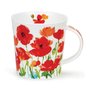 DUNOON-beker-mug-Lomond-BEAU_JARDIN-red-flowers-POPPY-Klaproos-320ml-design-Harrison_Ripley