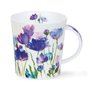 DUNOON-beker-mug-Lomond-BEAU_JARDIN-Purple-flowers-Anemoon-paars-roze-320ml-design-Harrison_Ripley