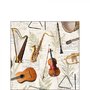 Ambiente-papieren-cocktail-servetten-MUSIC--muziekinstrumenten-25x25cm