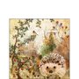 Ambiente-papieren-servetten-AUTUMN-HEDGEHOG-egel-struikgewas-Herfst-Rozenbottel-cream-beige-bruin-25x25cm-12514450