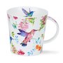 DUNOON-Cairngorm-XL-beker-mok-mug-ZENZURA-Hummingbird-aquarel-gekleurde-vogels-bloemen-Kolibrie-480ml-design-Harrison_Ripley