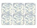 Pimpernel-onderzetters-kurk-onderzijde-WILLOW_BOUGH-Blue-Wilgentakken-bladeren-Morris_&amp;_Co-X0010268719V