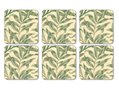 Pimpernel-onderzetters-kurk-onderzijde-WILLOW_BOUGH-Green-Wilgentakken-bladeren-groen-Morris_&amp;_Co-X0010268721V