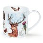 Dunoon-fbC-beker-mok-Orkney-SCOTTISH-NOTEBOOK-Stag-Schotse-eland-wilde-planten-design-Hanah_Longmuir-350ml-