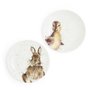 Royal_Worcester-WRENDALE-side-plate-BUNNY_&amp;_DUCK-gebaksbord-16.5cm-set/2-Hannah_Dale-konijn-eend-WND3994-XW