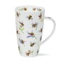 DUNOON-XL-mug-beker-Tasse-fbC-Henley-LITTLE_BUZZERS-Insects-insecten-Bijen-hommels-600ml-design-Cherry Denman