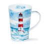 Dunoon-Shetland-shape-mug-only-beker-SOLITUDE-lighthouse-zee-golven-blauw-vuurtoren-design-Harrison_Ripley-440ml-