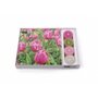 Paper+Design-Combibox-TULIP GARDEN-papieren-servet-33x33cm-waxinelichtjes-kaarsjes-lunch-diner-roze-tulpen-194336