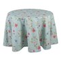 Clayre_&amp;Eef-tafelkleed-rond-flowers-bloemen-blauw-groen-doorsnee-170cm-BLW07