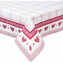 tafelkleed-BOW15-harten-HEARTS-red-white-bewerkte-gestreept-motief-harten-rand-150x150cm-Clayre &amp; Eef-BOW15