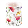 Ambiente-kaars-candle-big-POPPY-MEADOW-groot-bloemenweide-Klaproos-Korenbloem-doorsnee-10cm-h12cm-19115890-75_branduren