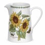 Portmeirion-BOTANIC GARDEN-jug-3pt-melkkan-waterkan-1.5pt-designs-botanische-bloemen-SUNFLOWER-Helianthus_Annuus-grote-Zonneblo