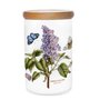 Portmeirion-BOTANIC GARDEN-Airtight-Jar-voorraadpot-18cm-doorsnee-12cm-designs-botanische-bloemen-Syringa vulgaris-SERING