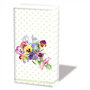 Papieren-zakdoekjes-handkerchief-tissue-BUNCH_OF_VIOLETS-Viooltjes-boeket-Ambiente-12212710