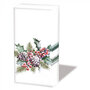 Papieren-zakdoekjes-tissue-paper-handkerchief-HOLLY_AND_BERRIES-Hulst-bessen-rood-besneeuwd-vorst-Ambiente-32215570