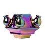 Heinen-Delftware-stapelgekte-tulpenvaas-midden-REGENBOOG-gekleurd-glanzend-10cm-keramiek-V00001_2-