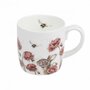 Royal-Worcester-beker-mok-mug-LET_IT_BEE-Haas-bij-klaproos-Wrendale-serie-bosdieren-Hannah Dale-