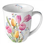 Ambiente-fine bone China-porselein-beker-mok-mug-large-TULIPS_BOUQUET-boeket-tulpen-Vergeet_mij_nietjes-400m-18417030