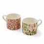 Morris &amp; Co-SPODE-Honeysuckle_&amp;_Fruit-gekleurde-bloem-blad-fruit-motieven-rose-groen-geel-MORRIS_CO-set/2-MCOI8726_XG