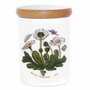Portmeirion-BOTANIC GARDEN-Airtight-Jar-voorraadpot-10cm-doorsnee-8cm-designs-botanische-bloemen- Daisy madeliefjes