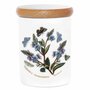 Portmeirion-BOTANIC GARDEN-Airtight-Jar-voorraadpot-10cm-doorsnee-8cm-designs-botanische-bloemen- Speedwell ereprijs