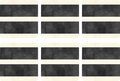 Pimpernel-onderzetters-kunststof-kurk-set/6-MONO STRIPE-zwart/wit gestreept-10.5x10.5cm
