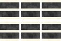 Pimpernel-onderzetters-kunststof-kurk-set/6-MONO STRIPE-zwart/wit gestreept-10.5x10.5cm