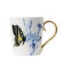 Heinen-Delftsblauw-beker-300ml-KONINGINNENPAGE-vlindersoort-gouden-oor-sierlijke-krul-porcelain-vlindersoort-M324