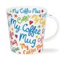 DUNOON-XL-beker-mok-MY_COFFEE_MUG-multi-colours-gekleurde-tekst-mijn_koffie_mok-Cairngorm-480ml-Caroline_Bessey