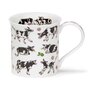 DUNOON-mug-Bute-beker-mok-Tasse-ANIMAL-GALORE-COW-dieren-koeienras-zwart/wit-koeien-kalfjes-design-Cherry_Denman