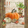 Ambiente-herfst-papieren-cocktail-servetten-25x25cm-AUTUMN_GARDENING-pumpkin-pompoen-kalebassen-appelboom-oranje-bruin-12512410