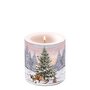 Ambiente-Kaars-candle-klein-Small-WINTER_ANIMALS-XMAS-Kerstboom-slee-bosdieren-35h-branduren