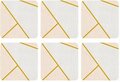 Pimpernel-coasters-onderzetters-Large-kunststof-kurk-set/4-URBAN_CHIC-vierkant-10.5cm-grafische-vormen-roze-grijs-goud-X1026918