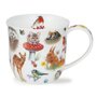 Cumbrae-Wildwood-mug-beker-Mouse-DUNOON-fine-bone-China-450ml-design-Jane-Fern