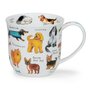 Cumbrae-DOG-BREEDS-mug-beker-DUNOON-fine-bone-China-450ml-Hondenrassen-design-Richard-Partis