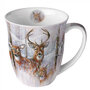Ambiente-porselein-beker-WILDERNESS-STAG--rendieren-besneeuwd-bos-400ml-38415305