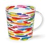 Dunoon-beker-mok-Lomond-SLAPDASH-RED-verfstrepen-horizontaal-coulourful-design-Caroline-Bessey