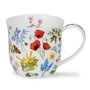 Cumbrae-Wild-Flowers-Poppy-mug-beker-DUNOON-fine-bone-China-Klaproos-boeketjes-450ml-design-Jane-Fern