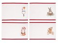 Wrendale-Designs-table-placemats-set/4-katoen-WINTER-WOODLAND-Bosdieren-Kerst-30x45cm-XPM001