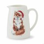Wrendale_Desings-Royal_Worcester-Posy_jug-kannetje-melk-bloemetjes-8cm-FOX-Winter-tafereel-Vos-met-Kerstmuts-op-WNVG4393-XL