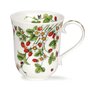 Dunoon_mugs-beker-mok-model-Braemar-Wild-Strawberries-wilde-vruchten-aardeien-bloemen-blauw-0.33L-design-Jane_Fern