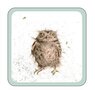 Wrendale-Owl-coaster-8873-onderzetters-kunststof-kurk-bosdieren-uil-X0010216873-